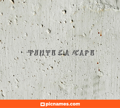 Punto e a Capo